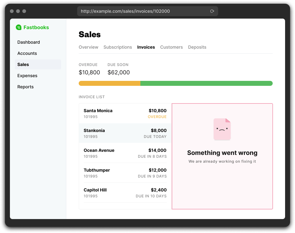 Message d'erreur Remix localisé, clair et concis, ne perturbant pas le parcours utilisateur